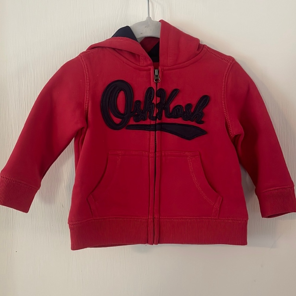 Oshkosh B’gosh red hoodie (NWOT)